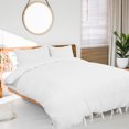 thumbnail image 3 of Unique Bargains 110gsm Brushed Polyester Duvet Cover Set Bedding Set with Bowtie,3-Pieces,, 3 of 9