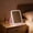 Pink, variant on LED Makeup Mirror with Light Folding, ZZkhGO Smart Vanity Mirror High Definition Portable, Three-Color Dimmable Travel Mirror for Dorm Desktop, Black