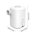 thumbnail image 3 of 2200Pa Mini Electric Air Pump with Inflation and Deflation Cordless 3000mAh Rechargeable Inflation Air Pump, 3 of 8