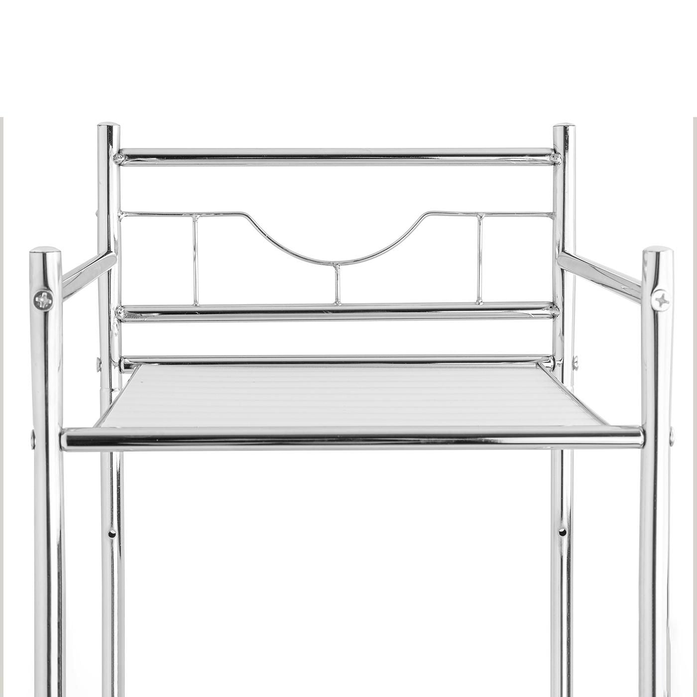 Era Lianna 5 Tier Storage Tower, Organizer Storage Unit, Chrome