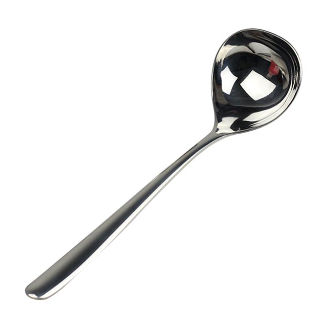 PENGXIANG ‘s Kitchen Stainless Steel Serving Spoon Mirror Finish Large Soup Scoop Buffet Banquet Party Dinner Tableware Long Handle