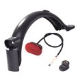 thumbnail image 2 of Tignapoo Premium Black Rear Shock Absorber with Mudguard & Turn Signal for Ninebot G30 MAX - High-Grade Steel Construction, 2 of 7