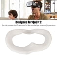 thumbnail image 2 of <p>VR Cover Pad Replacement, Perfect Fit Soft VR Silicone Eye Cover Easy To Install And Remove  For VR Accessories</p>, 2 of 7