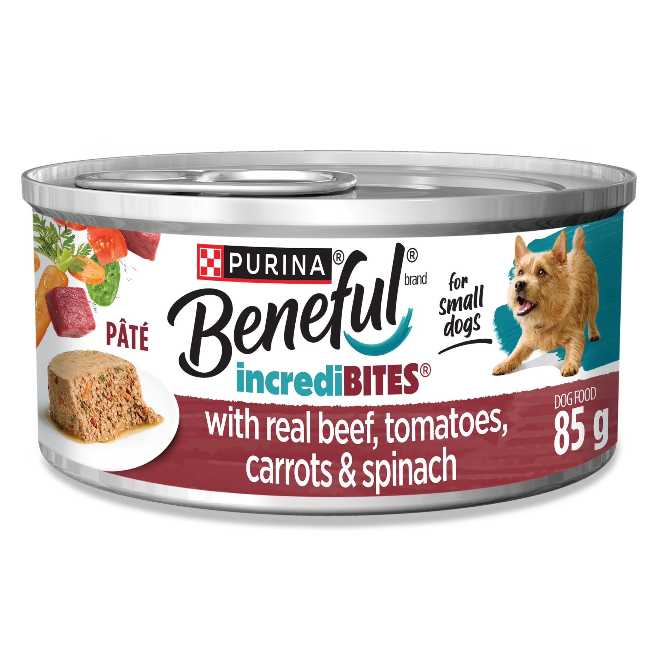 Beneful Incredibites Pâté with Real Beef, Wet Dog Food 85 g