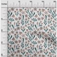 thumbnail image 2 of oneOone Cotton Silk Light Brown Fabric Floral Sewing Craft Projects Fabric Prints By Yard 42 Inch Wide, 2 of 4