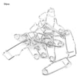 thumbnail image 1 of Sewing 50pcs Metal Safety Needles Pins Brooch Locking Pin Clasp Pin Fastener Sewing Craft Tool 22mm, 1 of 7