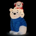 thumbnail image 2 of Holiday Time Lighted Blow Mold Polar Bear with Cub, 2 of 3