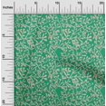 thumbnail image 2 of oneOone Cotton Poplin Twill Green Fabric Asian Block Dress Material Fabric Print Fabric By The Yard 56 Inch Wide, 2 of 4