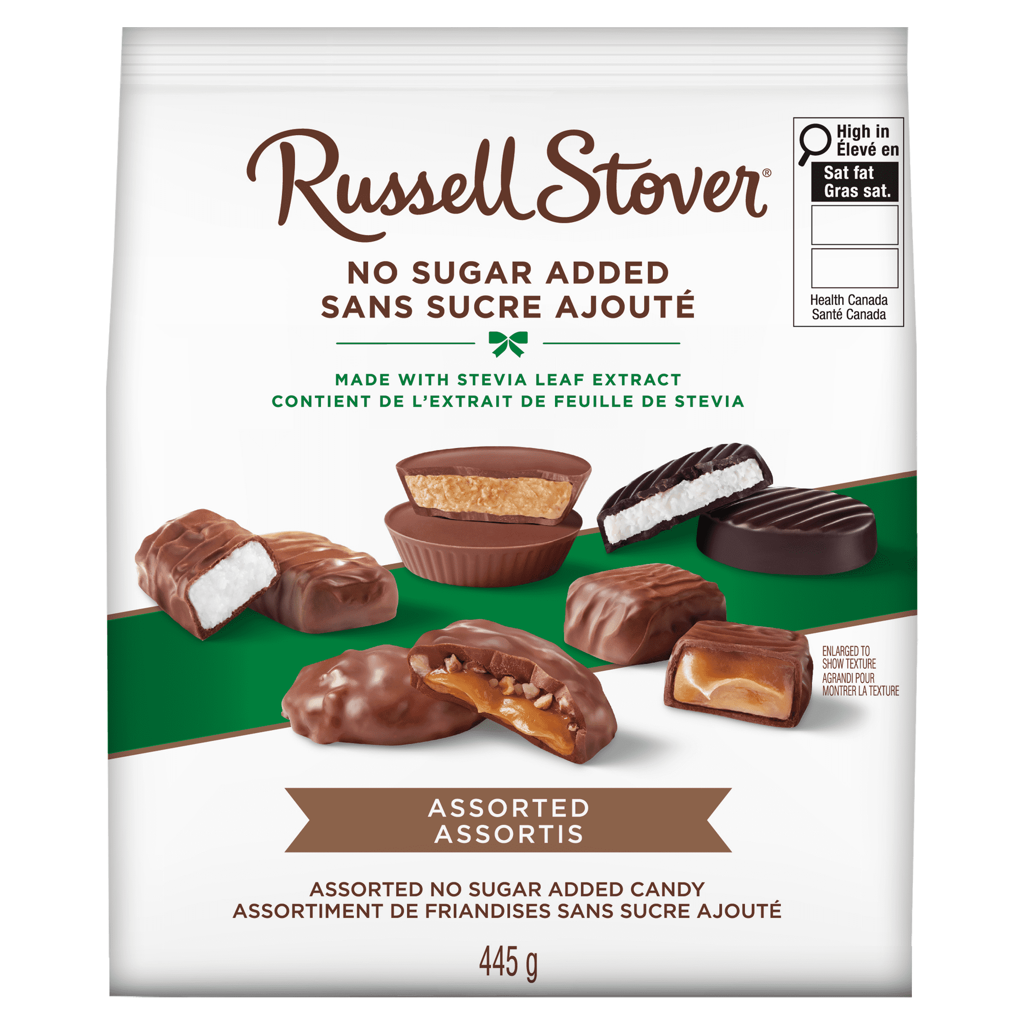 Russell Stover No Sugar Added Assorted Chocolates, 445-Gram Bag