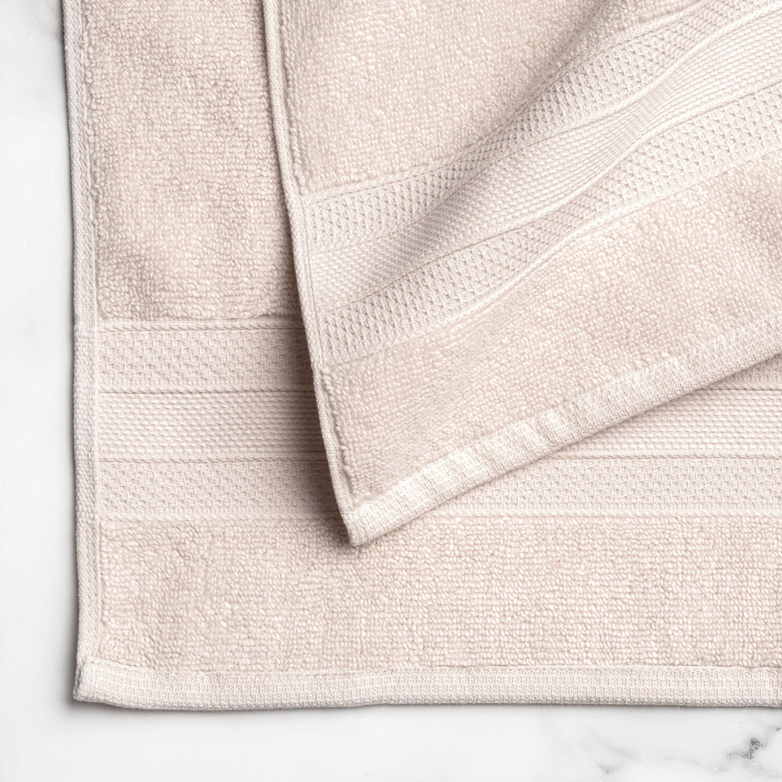 hometrends Solid Bath Towel 6-Piece Set, Tan