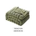 thumbnail image 3 of Tyidzon Throw Blanket Solid Colour Flannel Rabbits Hair Blanket Nap Cover Blanket Heavy Sofa Blanket Velvet Blanket, 3 of 8