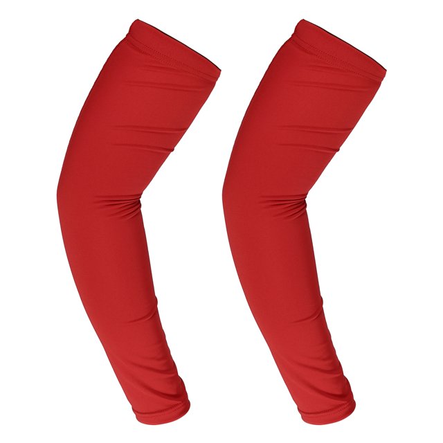 Unique Bargains 1 Pair Reduce Joint Pain Arm Elbow Compression Sleeve XL Size Red