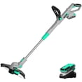 thumbnail image 1 of Litheli 20V Cordless String Trimmer,12-Inch Battery Powered Grass Trimmer & Wheeled Edger, Automatic Line Feed, 2.0Ah Battery and Charger, for Grass Trimming, 1 of 8