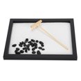 thumbnail image 1 of Sand Tray Decoration, Zen Sandbox Meditation Zen Sand Tray Desktop Craft Decoration No Grid Mini  For Family For Colleagues For Home, 1 of 8