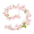 thumbnail image 2 of XYAIYT Simulation Spring Flower Wall Hanging,72.83in Artificial Orchid Vines for Indoor Living Room Decor,Rattan Decorative Hanging for Weddings,Events Home Styling(Beige), 2 of 6