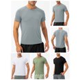 thumbnail image 4 of Amdohai T-shirt de Sport pour Hommes Manches Courtes Chemises de Course Col Rond Hauts D\'entraînement Physique, 4 of 8