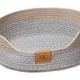 thumbnail image 3 of Woven Cat Bed Basket All Four Seasons Furniture Protection Rest Sleeping Bed Gray 40cm, 3 of 8