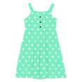 thumbnail image 3 of LOVZFMLL 2-12 Years Girls' Summer Casual Sleeveless Round Neck Button With Pockets Dress, 3 of 7