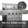 thumbnail image 3 of Kenmore - 4 Burner Gas Grill Plus Searing Side Burner - All Stainless Steel, 3 of 8