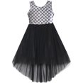 thumbnail image 1 of Girls Dress Sequin Mesh Party Wedding Princess Tulle 10 Years, 1 of 3