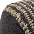 thumbnail image 5 of SIMPLIHOME Larissa Poufs Ronds Tressés, 18 Pouces, Naturel, 5 of 5
