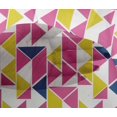 thumbnail image 4 of oneOone Viscose Chiffon Fabric Parallelogram & Triangle Geometric Print Fabric By The Yard 42 Inch Wide, 4 of 4