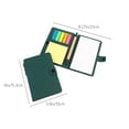 thumbnail image 3 of Green Button Sticky Notes With Pen Self Stick Memo Pad Notepad Office School Planner Journal Writing Supplies Green Reminder Notes Desk Companion, 3 of 6