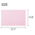 thumbnail image 2 of SUTENGDA Sets de Table Tissés Croisés pour Table à Manger en Vinyle PVC Ensemble de 4 12x18 Pouces Jaune, 2 of 7