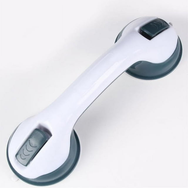 DEBGFS Bathroom Handrail Suction Cup Non-Slip Safety Hand Rail Support Balance Bar Assist Bath Handle,lightgray