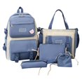 thumbnail image 2 of Dvkptbk school backpack School Backpack Set Large Capacity Messenger Bag Beam Bag Pencil Case School Bag Handbag, 2 of 9