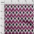 thumbnail image 1 of oneOone Cotton Poplin Fabric Geometric Ikat Print Sewing Fabric BTY 42 Inch Wide, 1 of 4