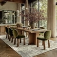 thumbnail image 3 of BERTHMEER 8'x10' Area Rugs for Living Room Bedroom Dining Room Office Farmhouse Large Abstract Modern Contemporary Distressed Machine Washable Carpets Rugs, Green, 3 of 7