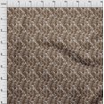 thumbnail image 4 of oneOone Silk Tabby Brown Fabric Tropical Sewing Craft Projects Fabric Prints By Yard 42 Inch Wide, 4 of 5