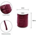 thumbnail image 2 of LEEYNEER - 2mm x 100 yards Satin Rattail Cord Shamballa Nylon Macrame Kumihimo string, 2 of 2