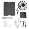 thumbnail image 2 of Solar Powered Dual Exhaust Fan, Chicken Coops Solar Fan 2350RPM Wide Application  Ventilation  for Pet Houses, 2 of 8