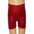 thumbnail image 4 of Youth Stylish Clothes Loose Ripped Sweatpants Block Three Point Shorts Sequin Children Adult Dance Pants Practice Shorts Attend Shows And Events, 4 of 4