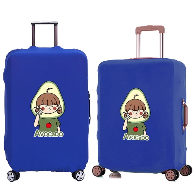Travel Luggage Protective Cover Avocado Pattern Travel Accessories Elastic Suitcase Case Apply To 18-28inch 8Avocado011 L