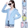 thumbnail image 2 of Coofit Women Skin Coat Breathable Lightweight Sun Protection Jacket Summer Jacket, 2 of 8