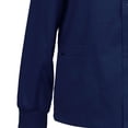 thumbnail image 3 of Womens Scrub Jacket Workwear Snap Front Warm-up Scrubs Jacket, 3 of 4