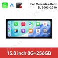 thumbnail image 2 of ZWNAV 15.8 inch Android 15 Car Radio For Mercedes-Benz SL 2003-2010 HD Multimedia Video Player Navigation GPS DVD 4G DSP Stereo Bluetooth, 2 of 14