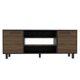 thumbnail image 4 of TUHOME Meuble Tv Kaia en Bois Manufacturé, Marron, 4 of 6
