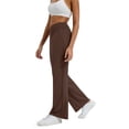 thumbnail image 3 of Fgnfyis Pantalon de Yoga pour Femmes, Gainant, Exercice, Mise en Forme, Course, Taille Haute, Long, Extensible, Confortable, pour Femmes, Brun, TTG, 3 of 7