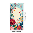 thumbnail image 3 of Floral Themed Colorful Backdrop Banner with Butterflies and Berries Spring Party Decorations Background Photo Booth Props Garden Gatherings Outdoor Celebrations, 3 of 4