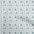thumbnail image 1 of oneOone Polyester Spandex White Fabric Cactus Fabric For Sewing Printed Craft Fabric By The Yard 56 Inch Wide, 1 of 5