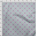 thumbnail image 4 of oneOone Rayon Gray Fabric Asian Block Craft Projects Decor Fabric Printed By The Yard 56 Inch Wide, 4 of 4