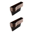 thumbnail image 2 of mmirethe Gap Filler Organizer High Performance with Cup Holder Brown Left 2Set, 2 of 6