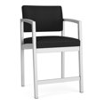 thumbnail image 1 of Lenox Fauteuil de Hanche pour Réception Salle d'Attente Soins de Santé / Acier Argenté / Noir, 1 of 5
