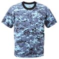 thumbnail image 1 of Rothco Digital Camo T-Shirt - Sky Blue Digital Camo, Large, 1 of 2