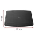 thumbnail image 4 of Moustache Ergonomic Foot Rest Under Desk, Home Office Footrest Flat Texture Design with 0 - 20 Degree Tilt Angle Adjustment, Non-Slip, 4 of 6