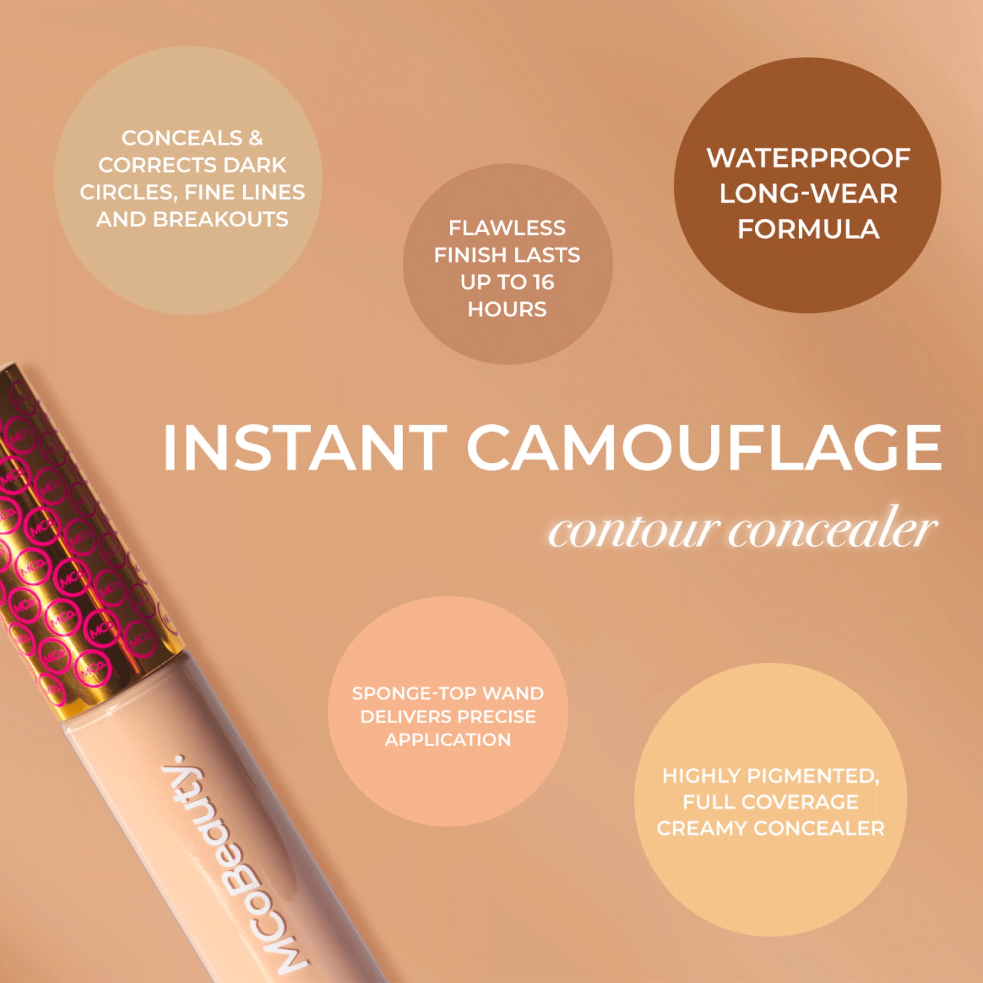 MCoBeauty - Cache-Cernes Instantané Camouflage & Contour